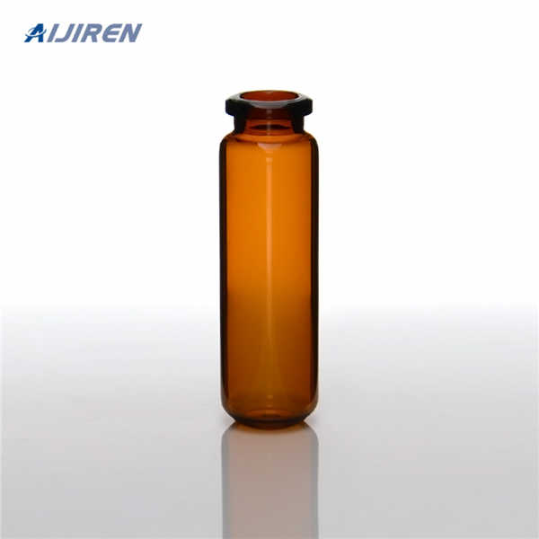 High quality 20ml amber with beveled edge for lab test online 